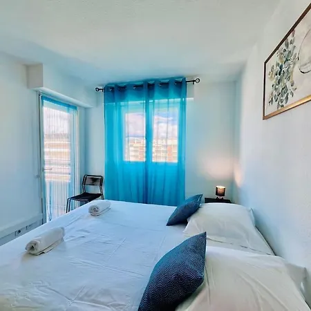 Le Juana, 4 Prs, Clim, Parking, 300 M Plages Apartment Antibes